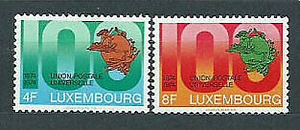 Люксембург, 1974, ВПС, 2 марки